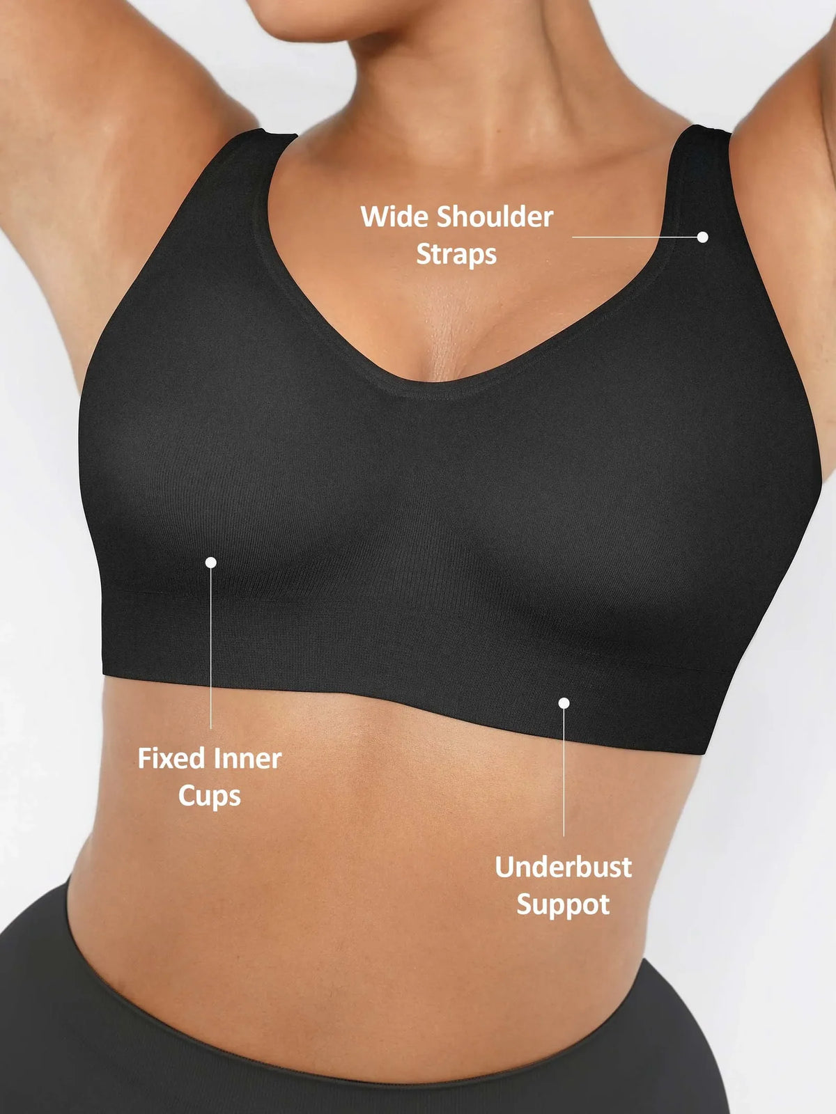Luma Comfort Bra – No underwire, soft padded cups
