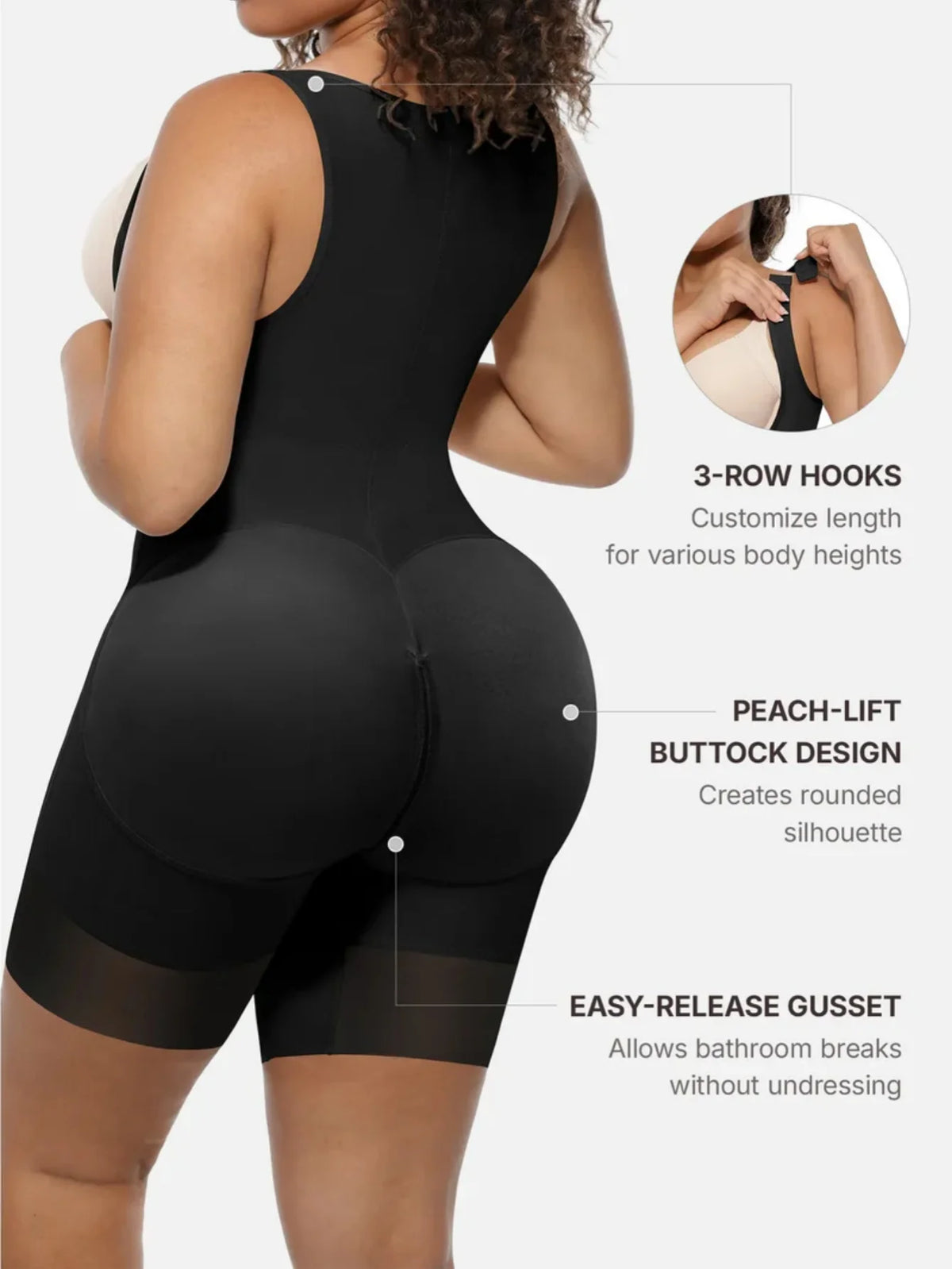 Luma Elancia™ U-Shaped Snatched waist & butt lift bodysuit